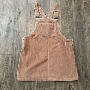 True Craft Women’s Corduroy Overall Dress 1X